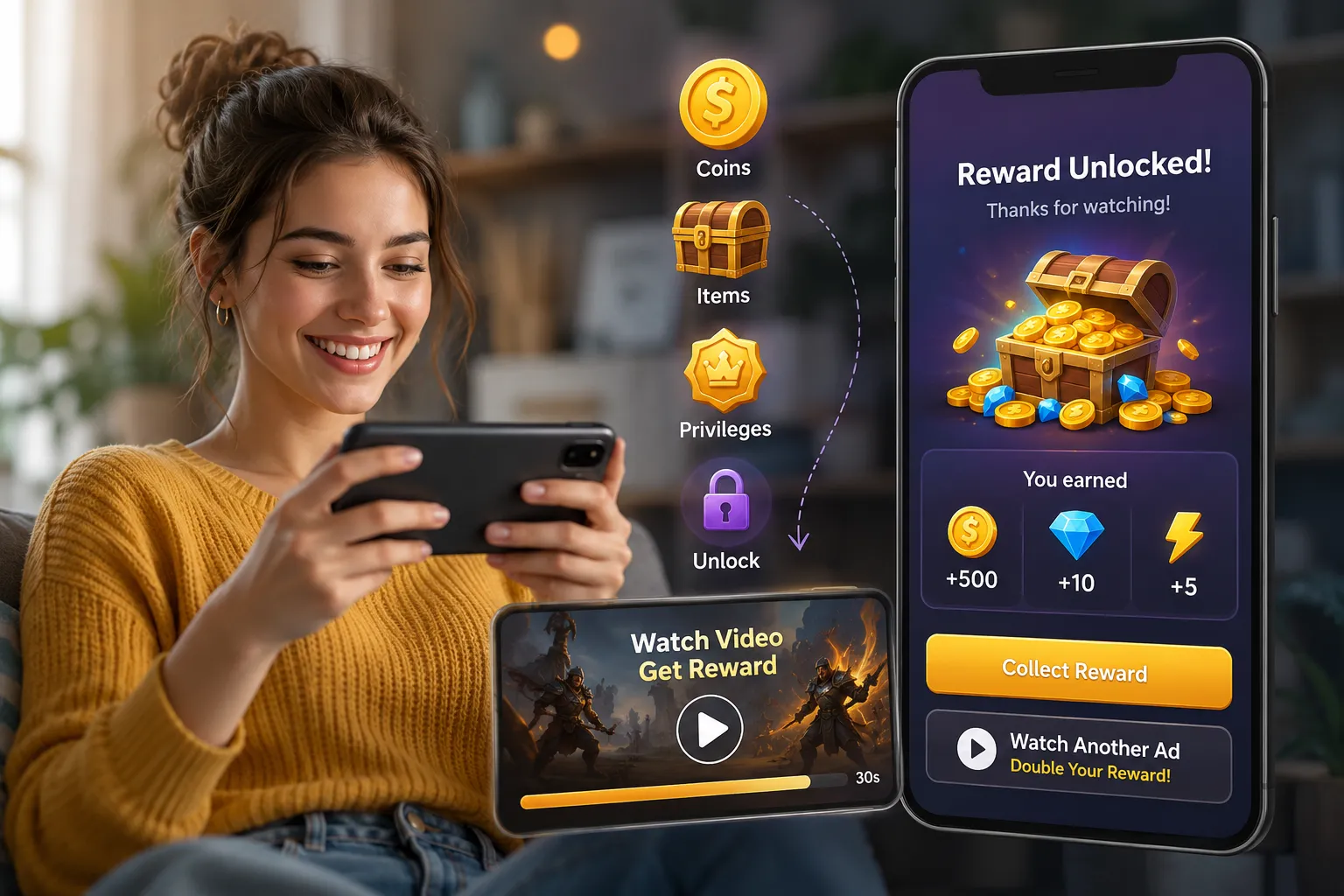 Rewarded Video